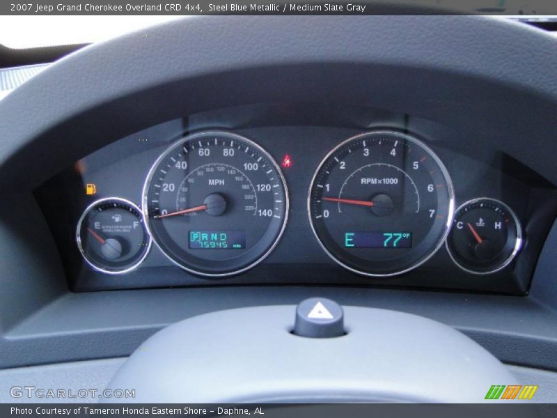  2007 Grand Cherokee Overland CRD 4x4 Overland CRD 4x4 Gauges