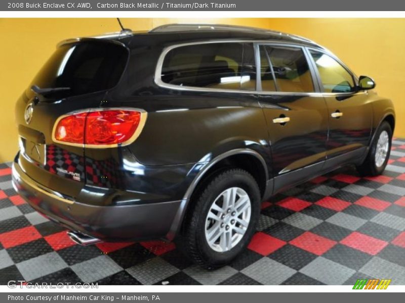 Carbon Black Metallic / Titanium/Dark Titanium 2008 Buick Enclave CX AWD