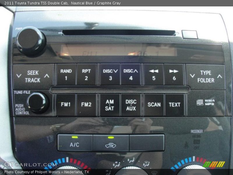 Nautical Blue / Graphite Gray 2011 Toyota Tundra TSS Double Cab