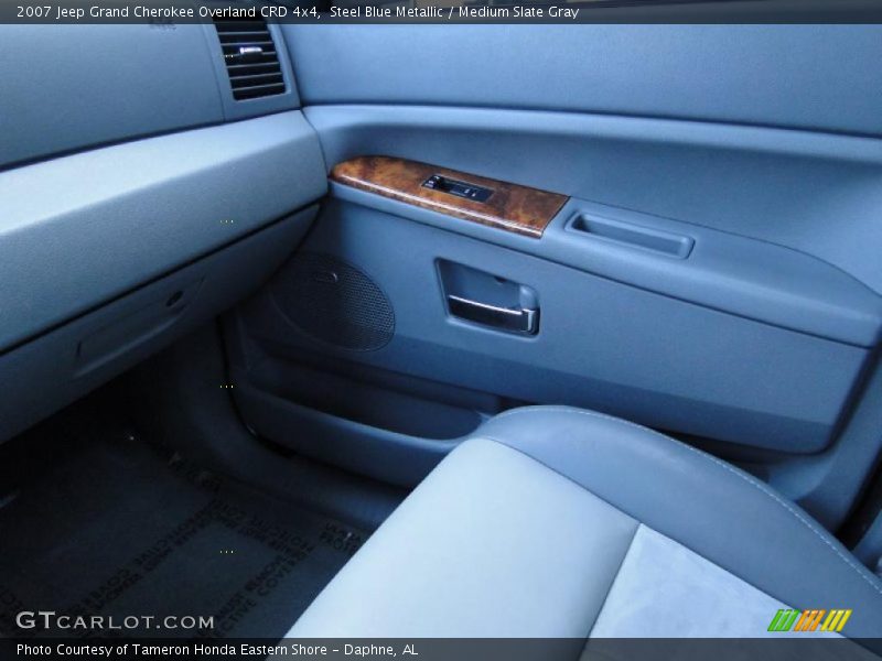 Steel Blue Metallic / Medium Slate Gray 2007 Jeep Grand Cherokee Overland CRD 4x4