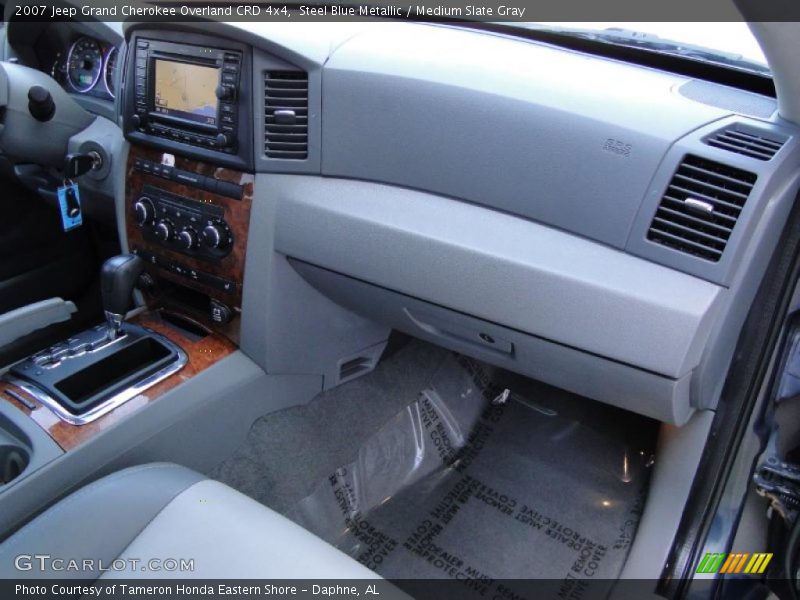 Steel Blue Metallic / Medium Slate Gray 2007 Jeep Grand Cherokee Overland CRD 4x4