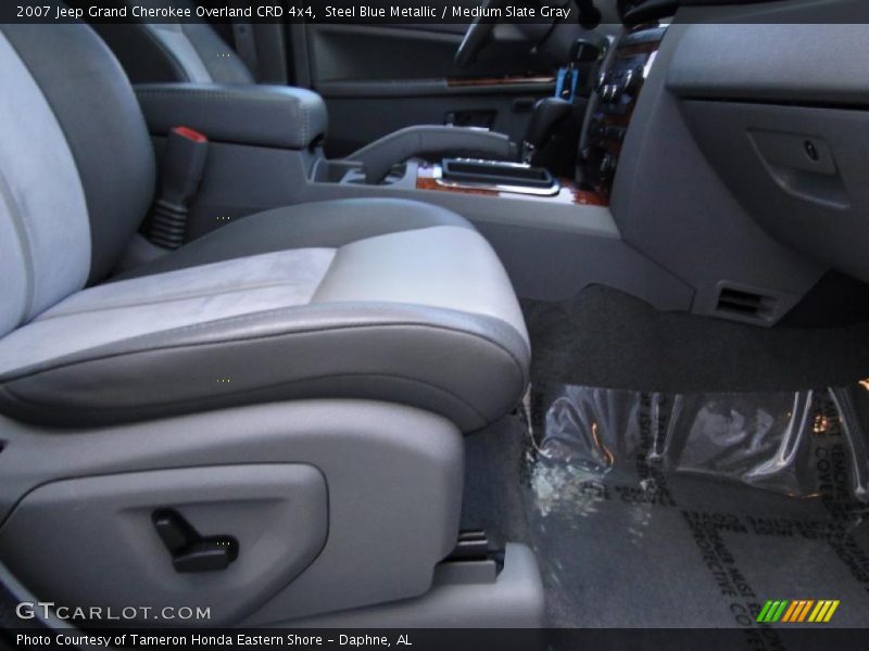Steel Blue Metallic / Medium Slate Gray 2007 Jeep Grand Cherokee Overland CRD 4x4