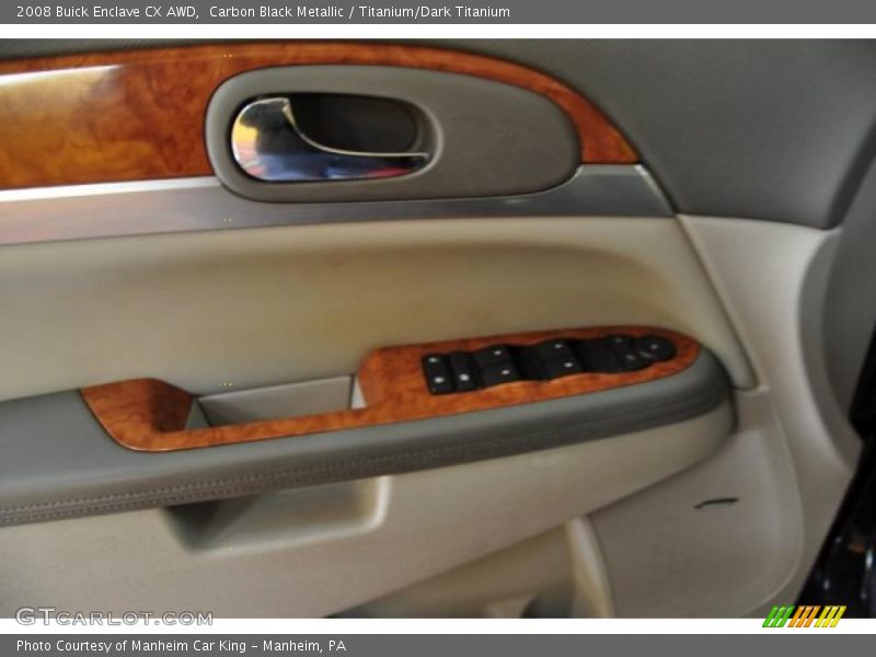 Carbon Black Metallic / Titanium/Dark Titanium 2008 Buick Enclave CX AWD