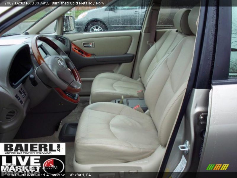 Burnished Gold Metallic / Ivory 2002 Lexus RX 300 AWD