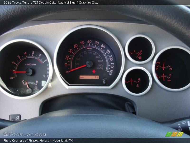 Nautical Blue / Graphite Gray 2011 Toyota Tundra TSS Double Cab