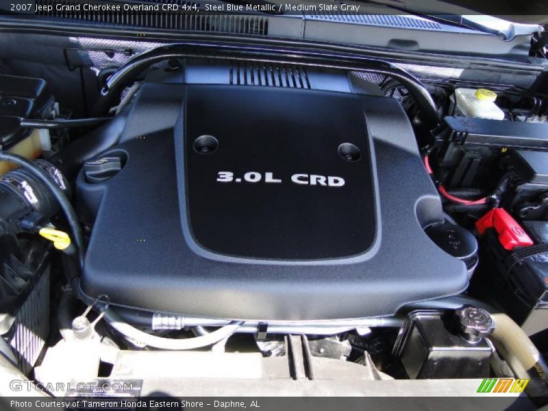  2007 Grand Cherokee Overland CRD 4x4 Engine - 3.0 Liter DOHC 24-Valve Turbo-Diesel V6