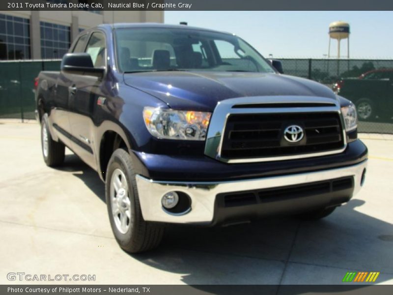 Nautical Blue / Graphite Gray 2011 Toyota Tundra Double Cab