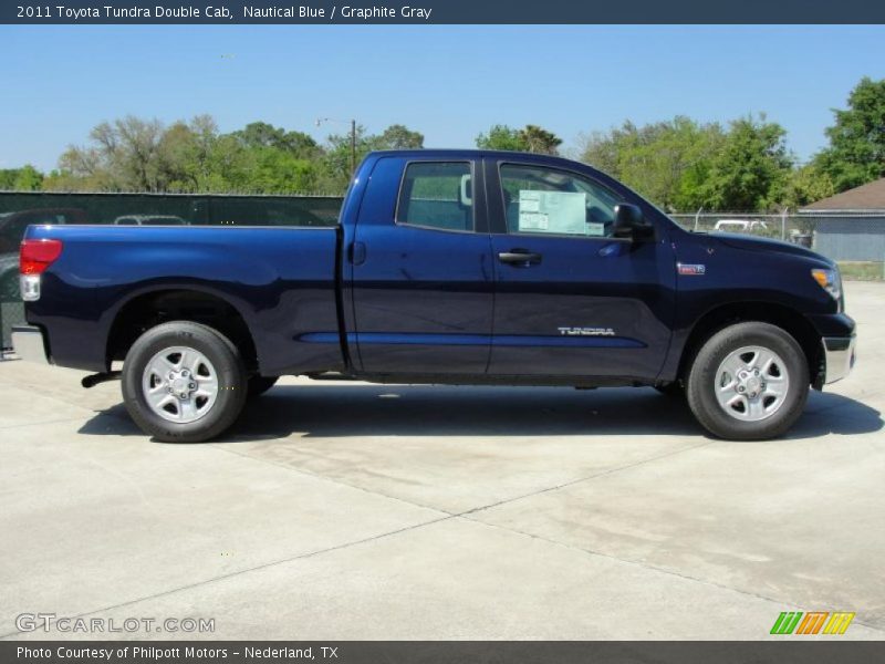 Nautical Blue / Graphite Gray 2011 Toyota Tundra Double Cab