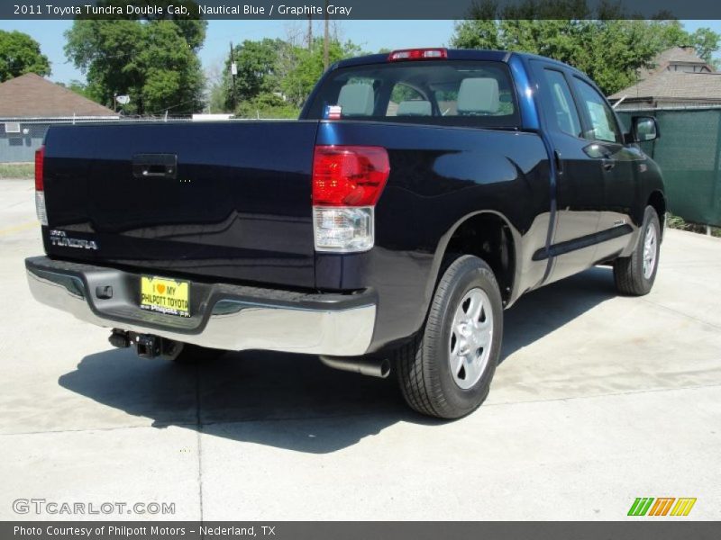 Nautical Blue / Graphite Gray 2011 Toyota Tundra Double Cab