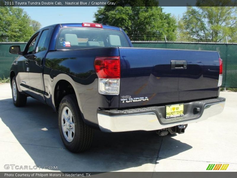 Nautical Blue / Graphite Gray 2011 Toyota Tundra Double Cab
