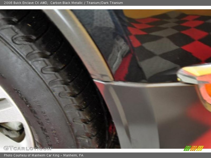 Carbon Black Metallic / Titanium/Dark Titanium 2008 Buick Enclave CX AWD