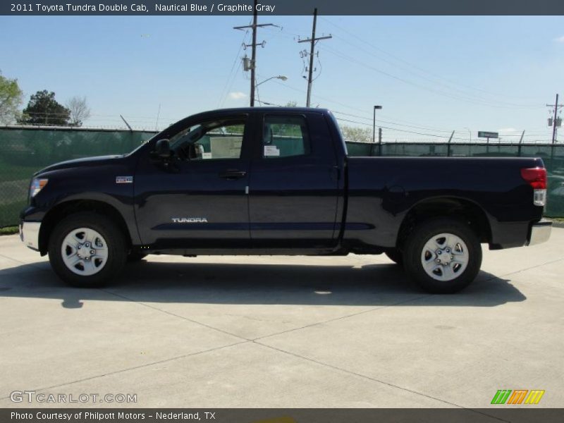 Nautical Blue / Graphite Gray 2011 Toyota Tundra Double Cab