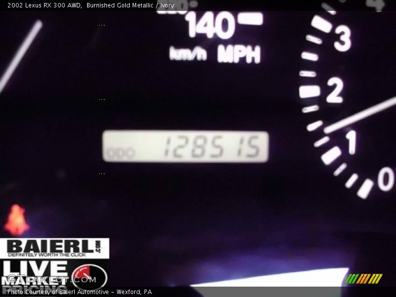 Burnished Gold Metallic / Ivory 2002 Lexus RX 300 AWD