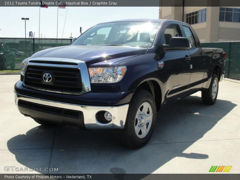 Nautical Blue / Graphite Gray 2011 Toyota Tundra Double Cab