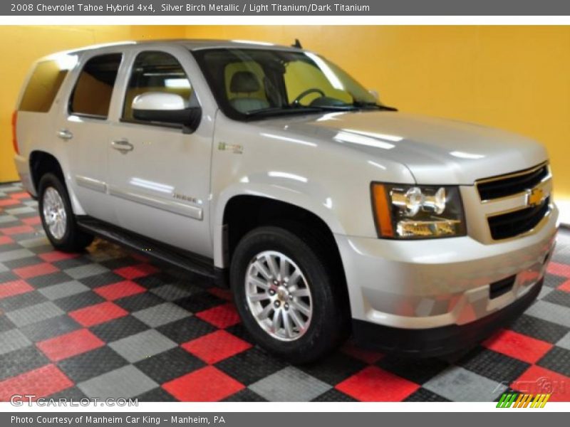 Silver Birch Metallic / Light Titanium/Dark Titanium 2008 Chevrolet Tahoe Hybrid 4x4