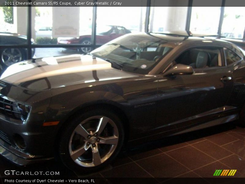 Cyber Gray Metallic / Gray 2011 Chevrolet Camaro SS/RS Coupe