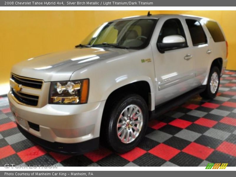 Silver Birch Metallic / Light Titanium/Dark Titanium 2008 Chevrolet Tahoe Hybrid 4x4