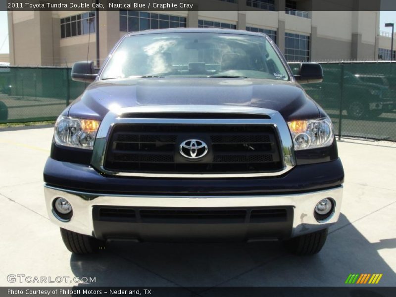 Nautical Blue / Graphite Gray 2011 Toyota Tundra Double Cab
