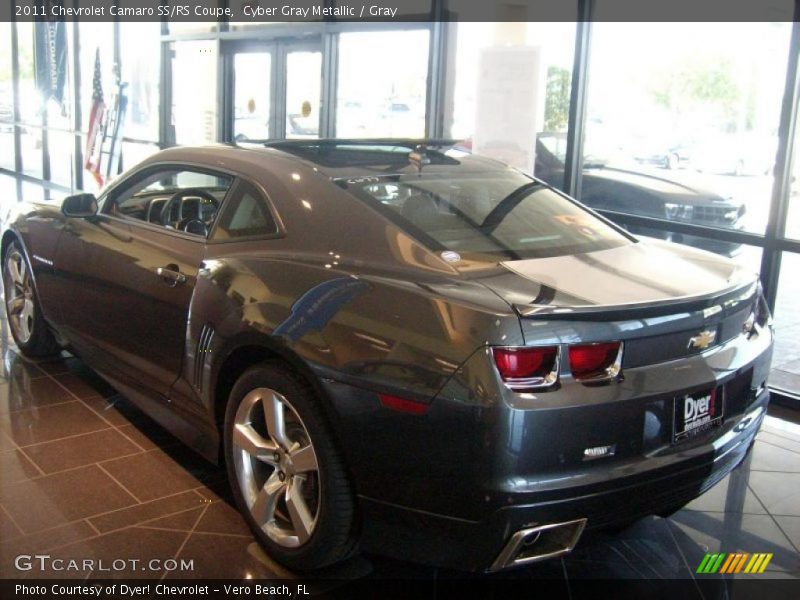 Cyber Gray Metallic / Gray 2011 Chevrolet Camaro SS/RS Coupe