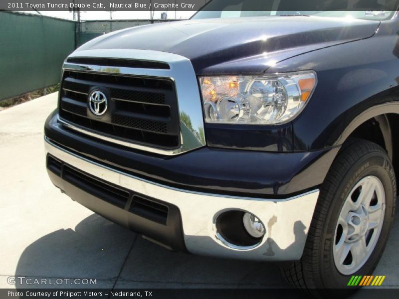 Nautical Blue / Graphite Gray 2011 Toyota Tundra Double Cab