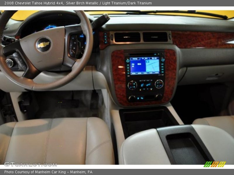 Silver Birch Metallic / Light Titanium/Dark Titanium 2008 Chevrolet Tahoe Hybrid 4x4