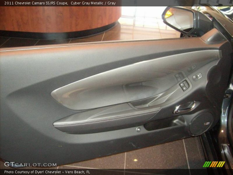 Cyber Gray Metallic / Gray 2011 Chevrolet Camaro SS/RS Coupe