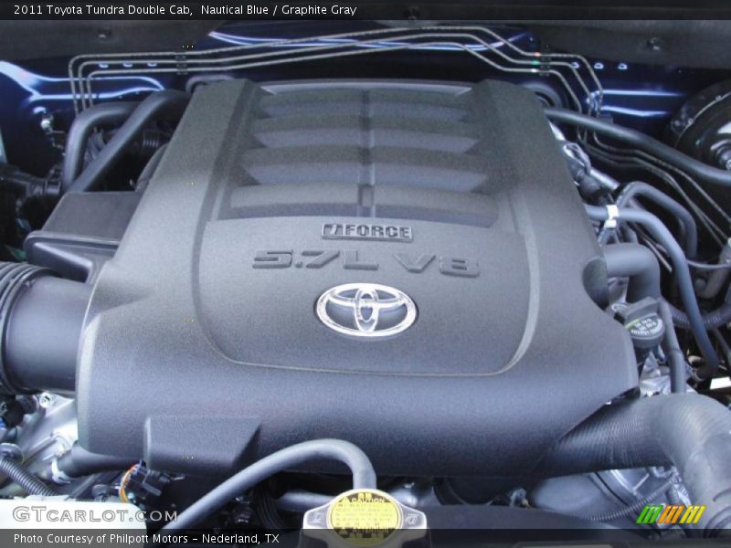 Nautical Blue / Graphite Gray 2011 Toyota Tundra Double Cab