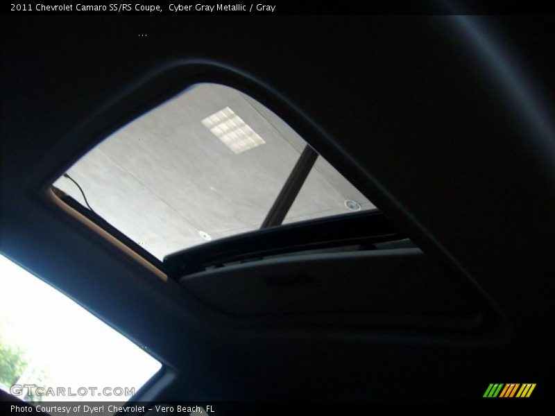 Cyber Gray Metallic / Gray 2011 Chevrolet Camaro SS/RS Coupe