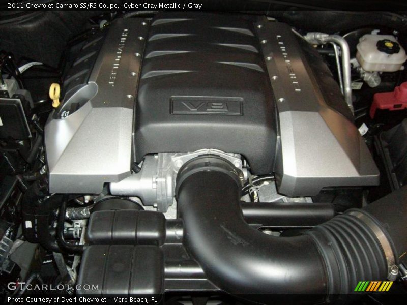 Cyber Gray Metallic / Gray 2011 Chevrolet Camaro SS/RS Coupe