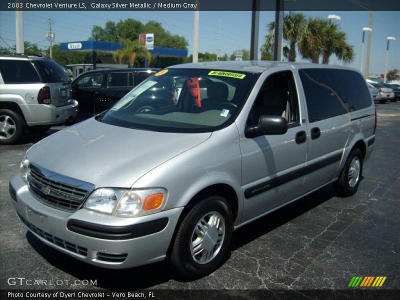 Galaxy Silver Metallic / Medium Gray 2003 Chevrolet Venture LS