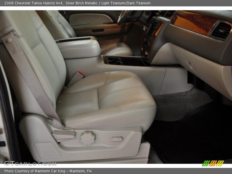 Silver Birch Metallic / Light Titanium/Dark Titanium 2008 Chevrolet Tahoe Hybrid 4x4