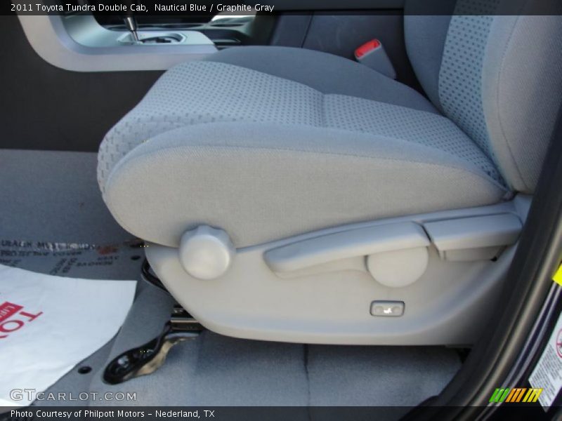 Nautical Blue / Graphite Gray 2011 Toyota Tundra Double Cab