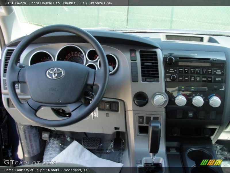 Nautical Blue / Graphite Gray 2011 Toyota Tundra Double Cab