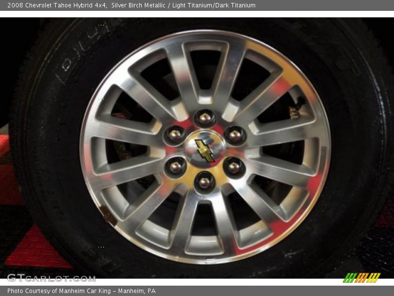 Silver Birch Metallic / Light Titanium/Dark Titanium 2008 Chevrolet Tahoe Hybrid 4x4