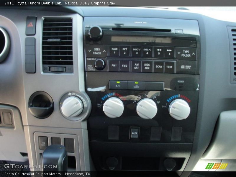 Nautical Blue / Graphite Gray 2011 Toyota Tundra Double Cab