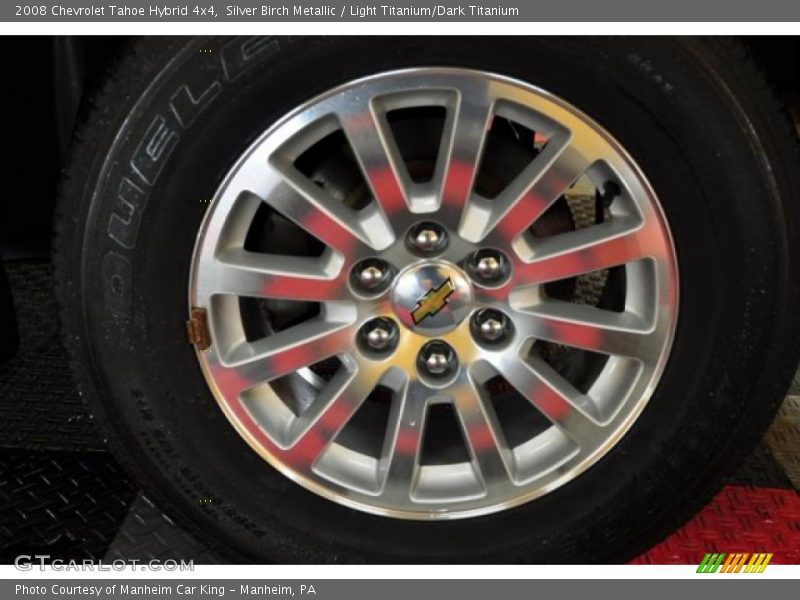 Silver Birch Metallic / Light Titanium/Dark Titanium 2008 Chevrolet Tahoe Hybrid 4x4