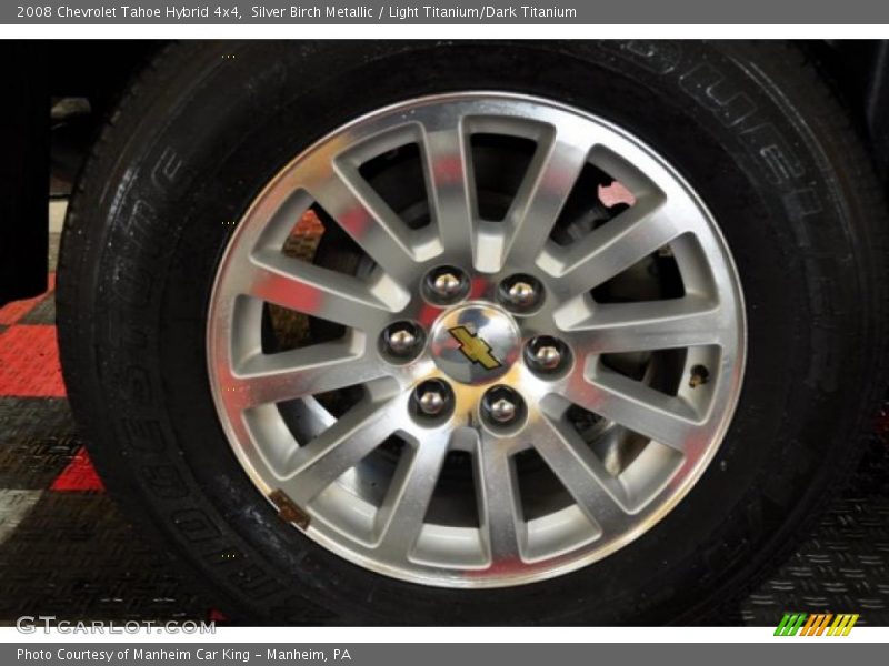 Silver Birch Metallic / Light Titanium/Dark Titanium 2008 Chevrolet Tahoe Hybrid 4x4