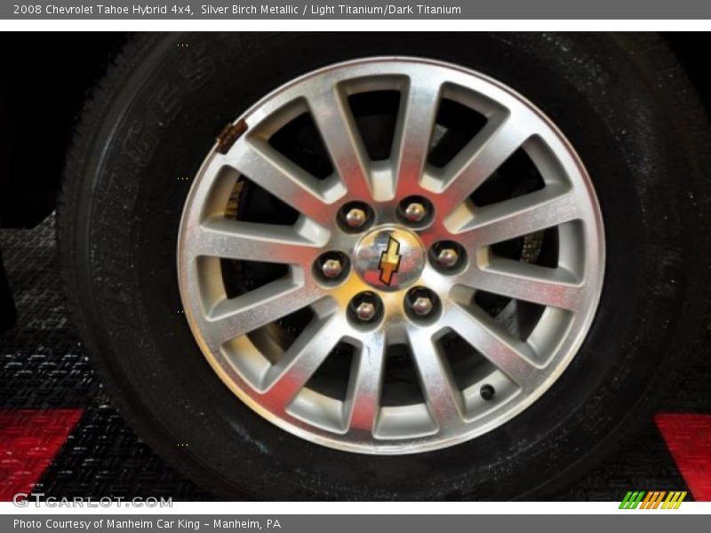 Silver Birch Metallic / Light Titanium/Dark Titanium 2008 Chevrolet Tahoe Hybrid 4x4