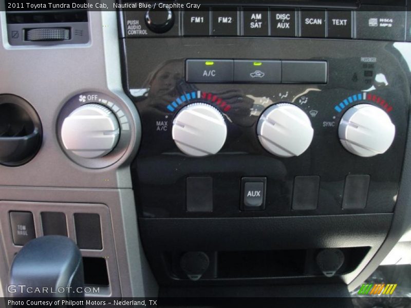 Nautical Blue / Graphite Gray 2011 Toyota Tundra Double Cab