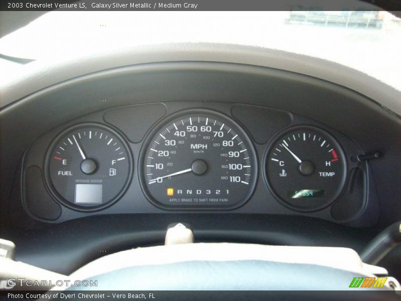 Galaxy Silver Metallic / Medium Gray 2003 Chevrolet Venture LS