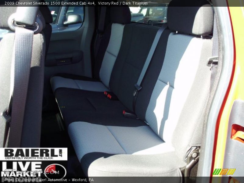 Victory Red / Dark Titanium 2009 Chevrolet Silverado 1500 Extended Cab 4x4