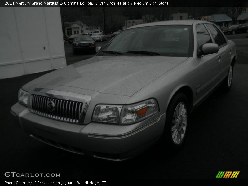 Silver Birch Metallic / Medium Light Stone 2011 Mercury Grand Marquis LS Ultimate Edition