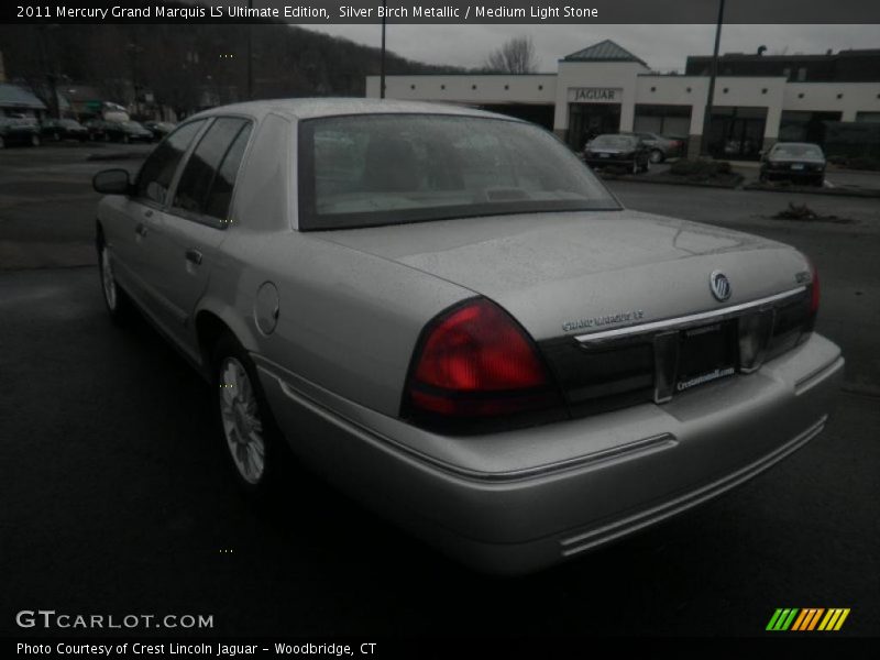 Silver Birch Metallic / Medium Light Stone 2011 Mercury Grand Marquis LS Ultimate Edition