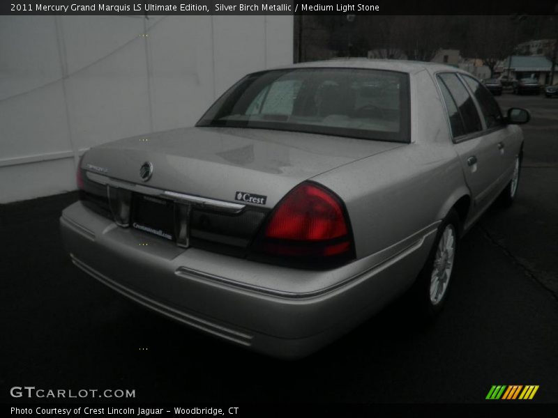 Silver Birch Metallic / Medium Light Stone 2011 Mercury Grand Marquis LS Ultimate Edition