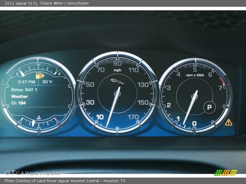 Polaris White / Ivory/Oyster 2011 Jaguar XJ XJ