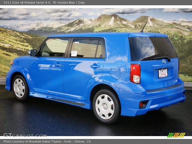 RS Voodoo Blue / Gray 2011 Scion xB Release Series 8.0
