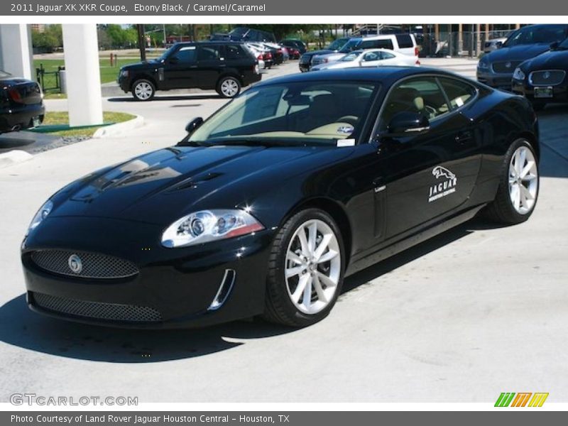 Ebony Black / Caramel/Caramel 2011 Jaguar XK XKR Coupe