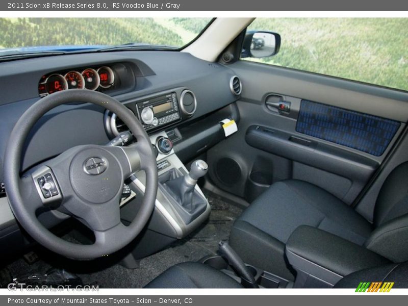  2011 xB Release Series 8.0 Gray Interior