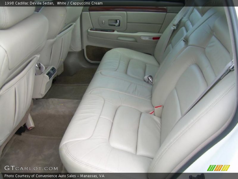 White / Cappuccino Cream 1998 Cadillac DeVille Sedan