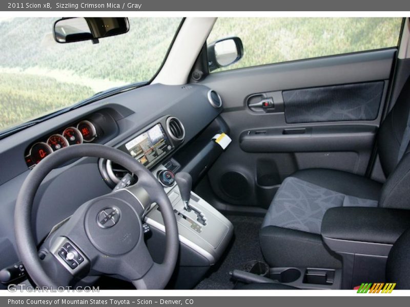 Sizzling Crimson Mica / Gray 2011 Scion xB